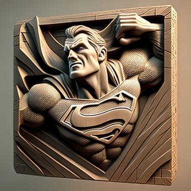 3D model Superman 2 (STL)